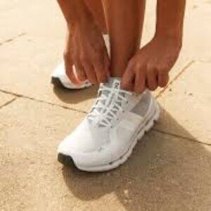 On Running Cloudrunner White Sneakers Women Size 6